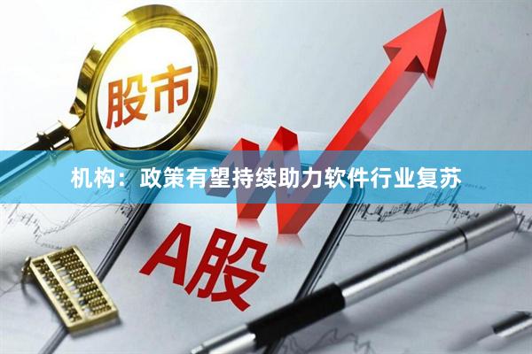 机构：政策有望持续助力软件行业复苏
